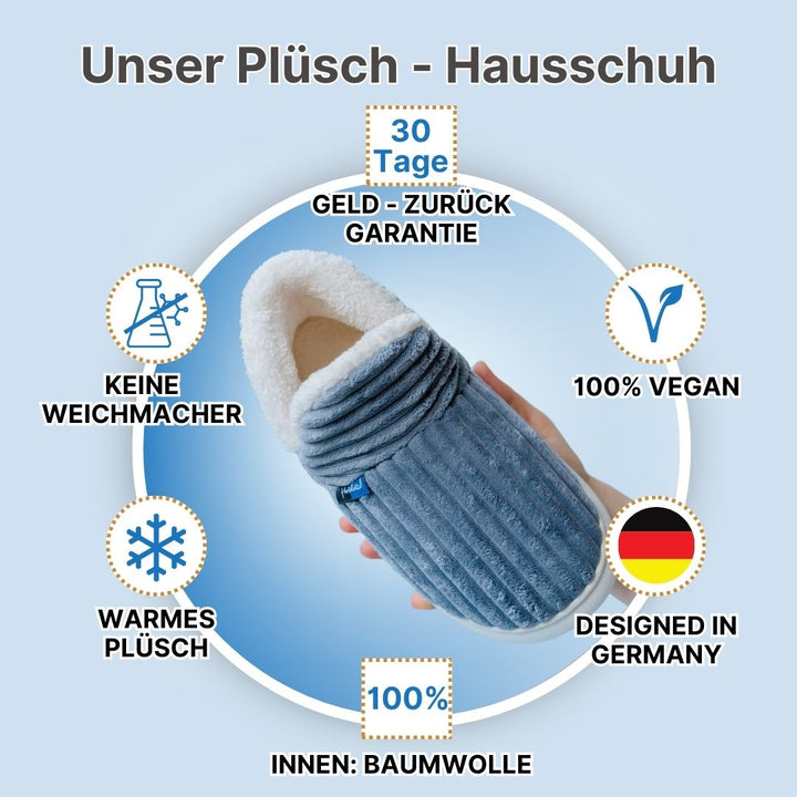 Pantoletti - Plüschli // Plüsch-Hausschuh