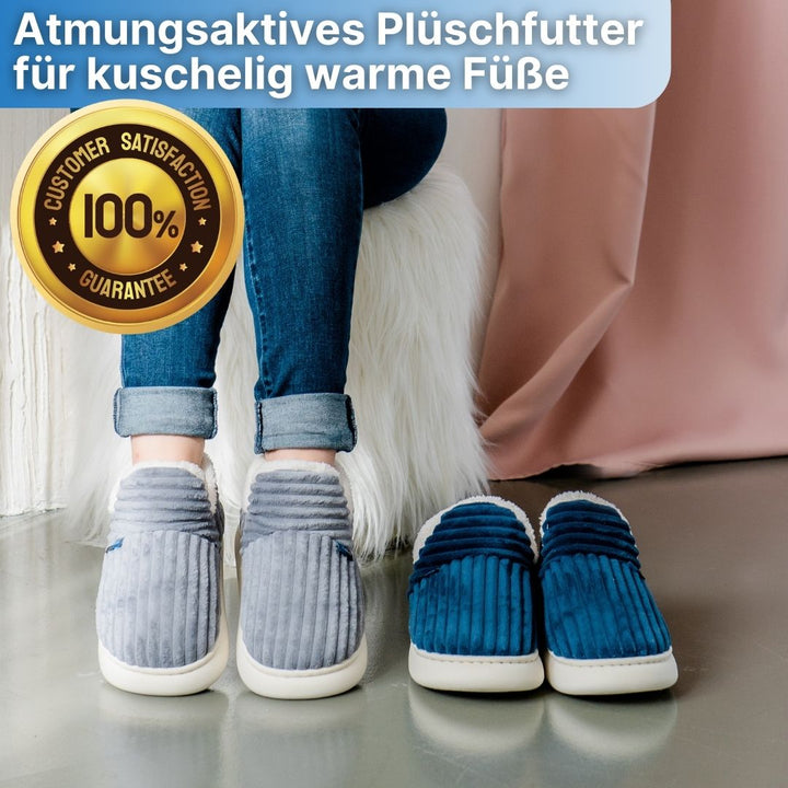 Pantoletti - Plüschli // Plüsch-Hausschuh